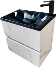 PVC МЕБЕЛ ЗА БАНЯ DIAMANTE 60 Marble B
